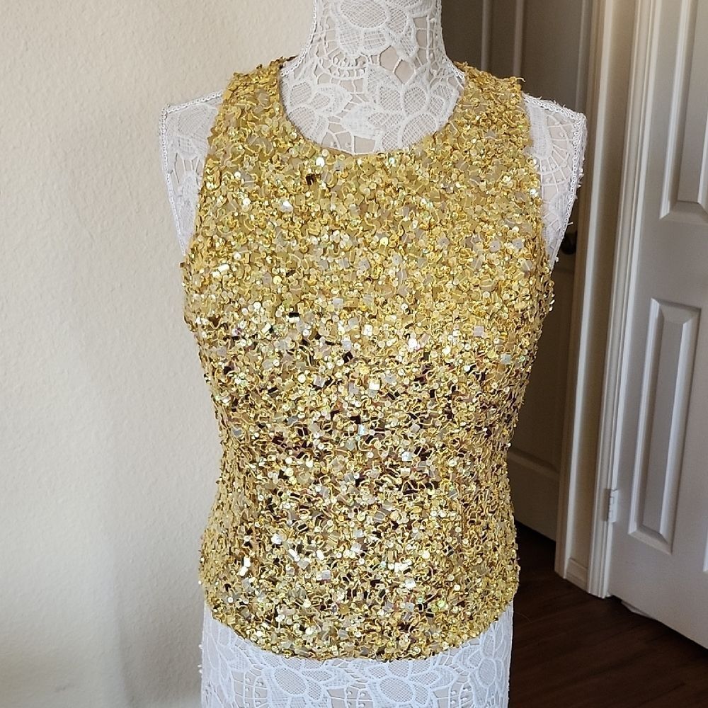 Laurence Kazar 100% Silk Whimsical Classic Chic Vintage Y2K Top Size Large